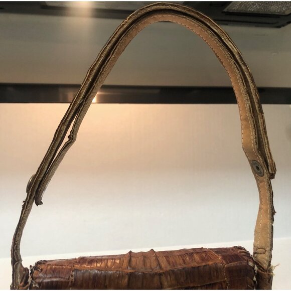 Vintage 1950 alligator small handbag purse made in Cuba note inside - Picture 4 of 16